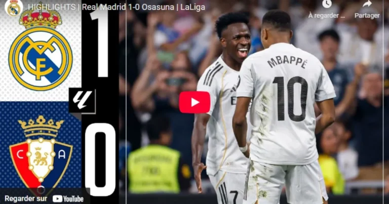 HIGHLIGHTS : Real Madrid VS Osasuna