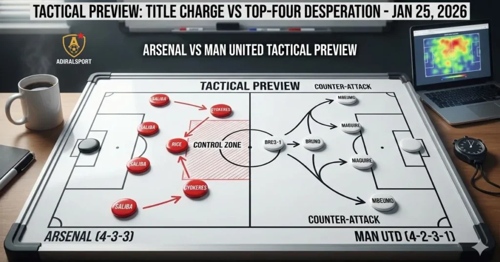 Arsenal vs Man United Tactical Preview