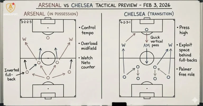 Arsenal vs Chelsea Tactical Preview