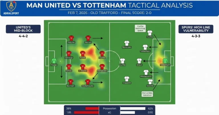 Man United vs Tottenham Tactical Analysis