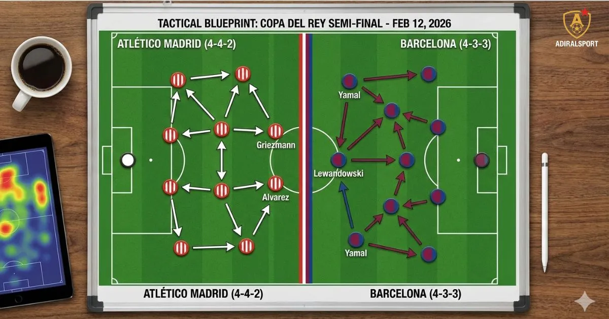 Atletico Madrid vs Barcelona Tactical Preview